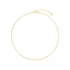 Gold Trip Women's Gold / Silver Long Flat Bar Chain Necklace In Gold In Gold