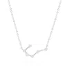 Gold Trip Women's Cancer Zodiac Constellation Necklace In Silver In Purple