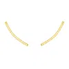 Gold Trip Women's Crystal Bar Ear Climber Earrings In Gold In Gold