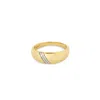 Gold Trip Women's Crystal Dome Ring In Gold In Gold