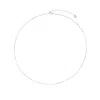 Gold Trip Women's Flat Bar Chain Necklace In Silver In Silver