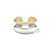 Gold Trip Women's Gold / Silver Two Tone Double Ear Cuff