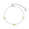 Gold Trip Women's Gold / Silver Two Tone Gold Disc Charm Bracelet