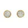 Gold Trip Women's Gold / Silver Vintage Jewel Stud Earrings
