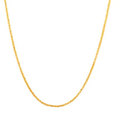 Gold Trip Women's Gold Vintage Box Link Necklace
