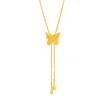 Gold Trip Women's Gold Vintage Butterfly Lariat Necklace In Gold