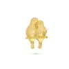 Gold Trip Women's Gold Vintage Lovebird Brooch In Gold