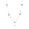 Gold Trip Women's Gold / White / Silver Aurora Charm Necklace In Silver