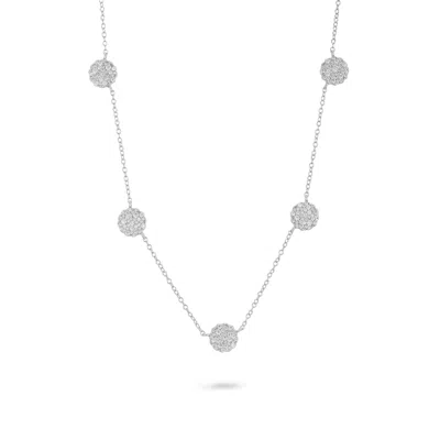 Gold Trip Women's Gold / White / Silver Aurora Charm Necklace In Silver In Multi