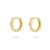 Gold Trip Women's Gold / White / Silver Mystic Huggie Hoops In Gold