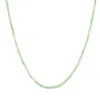 Gold Trip Women's Green / Silver Green Aventurine Beaded Necklace In Silver