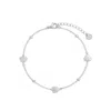 Gold Trip Women's Hearts Satellite Bracelet In Silver In Silver