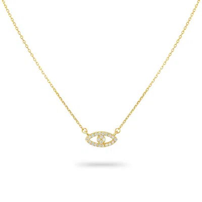 Gold Trip Women's Lucky Evil Eye Necklace In Gold