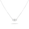 Gold Trip Women's Lucky Evil Eye Necklace In Silver In White