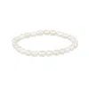Gold Trip Women's Neutrals / White Freshwater Pearl Classic Bracelet In Neutral