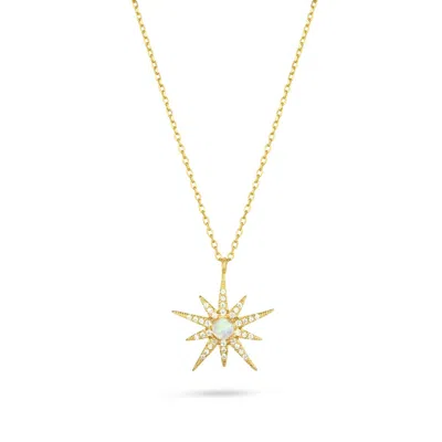 Gold Trip Women's North Star Necklace In Gold