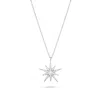 Gold Trip Women's North Star Necklace In Silver In Metallic