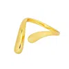 Gold Trip Women's Open Minimalist Ring In Gold In Gold