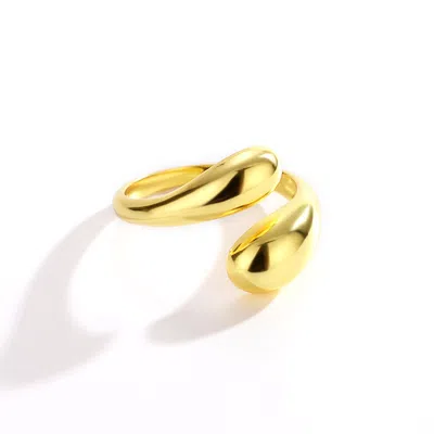 Gold Trip Women's Open Sculptural Ring In Gold