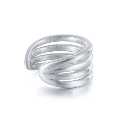 Gold Trip Women's Orbit Ear Cuff In Silver
