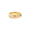 Gold Trip Women's Rainbow Ring In Gold In Gold