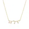 Gold Trip Women's Sagittarius Zodiac Constellation Necklace In Gold In Gold