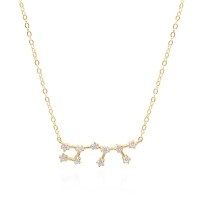 Gold Trip Women's Sagittarius Zodiac Constellation Necklace In Gold
