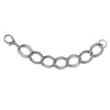 Gold Trip Women's Silver Vintage Double Link Chain Bracelet In Metallic