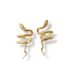 Gold Trip Women's Snake Ear Cuff Gold In Gold