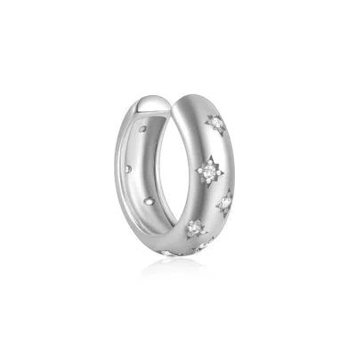 Gold Trip Women's Starry Ear Cuff In Silver In Metallic