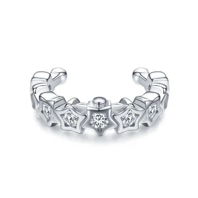Gold Trip Women's Stellar Ear Cuff In Silver