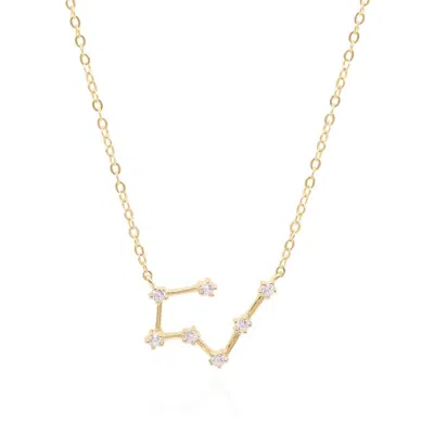 Gold Trip Women's Taurus Zodiac Constellation Necklace In Gold