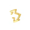 Gold Trip Women's Tidal Ear Cuff In Gold In Gold