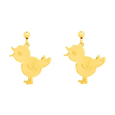 Gold Trip Women's Vintage Gold Chick Earrings