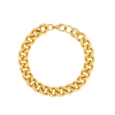 Gold Trip Women's Vintage Heavy Gold Chain Bracelet