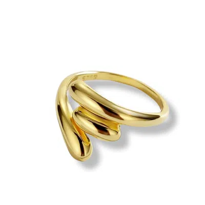 Gold Trip Women's Water Drop Ring - Gold