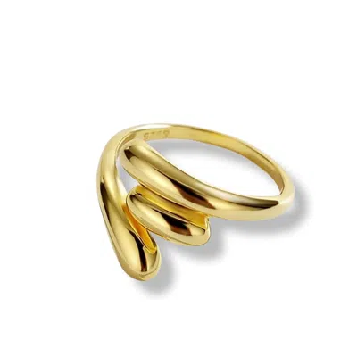 Gold Trip Women's Water Drop Ring In Gold