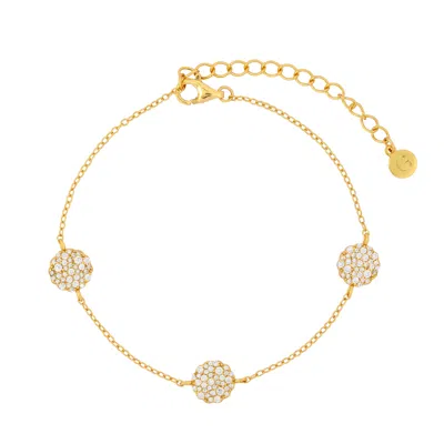 Gold Trip Women's White / Silver / Gold Aurora Bracelet In Gold In Multi