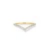 Gold Trip Women's Wishbone Ring In Gold In Gold
