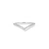 Gold Trip Women's Wishbone Ring In Silver In Silver