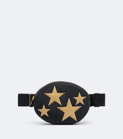 Goldbergh Amayi Small Embroidered Belt Bag In Black