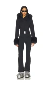 Goldbergh Angele Faux Border Ski Suit In Black