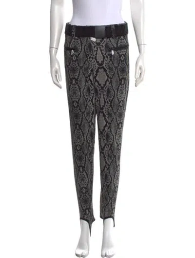 Pre-owned Goldbergh Animal Print Skinny Leg Pants In Neutrals