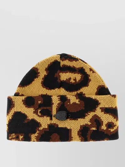 Goldbergh Animalier Jacquard Beanie In Multi