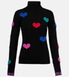 Goldbergh Bacio Embellished Turtleneck Sweater In Black