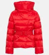 Goldbergh Bea Belted Ski Jacket In Red