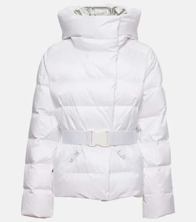 Goldbergh Bea Quilted Down Ski Jacket In White