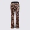 Goldbergh Beige Minou Pants In Animal Print