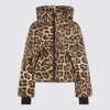 Goldbergh Beige Pantera Down Jacket In Brown