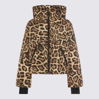 Goldbergh Beige Pantera Down Jacket In Brown